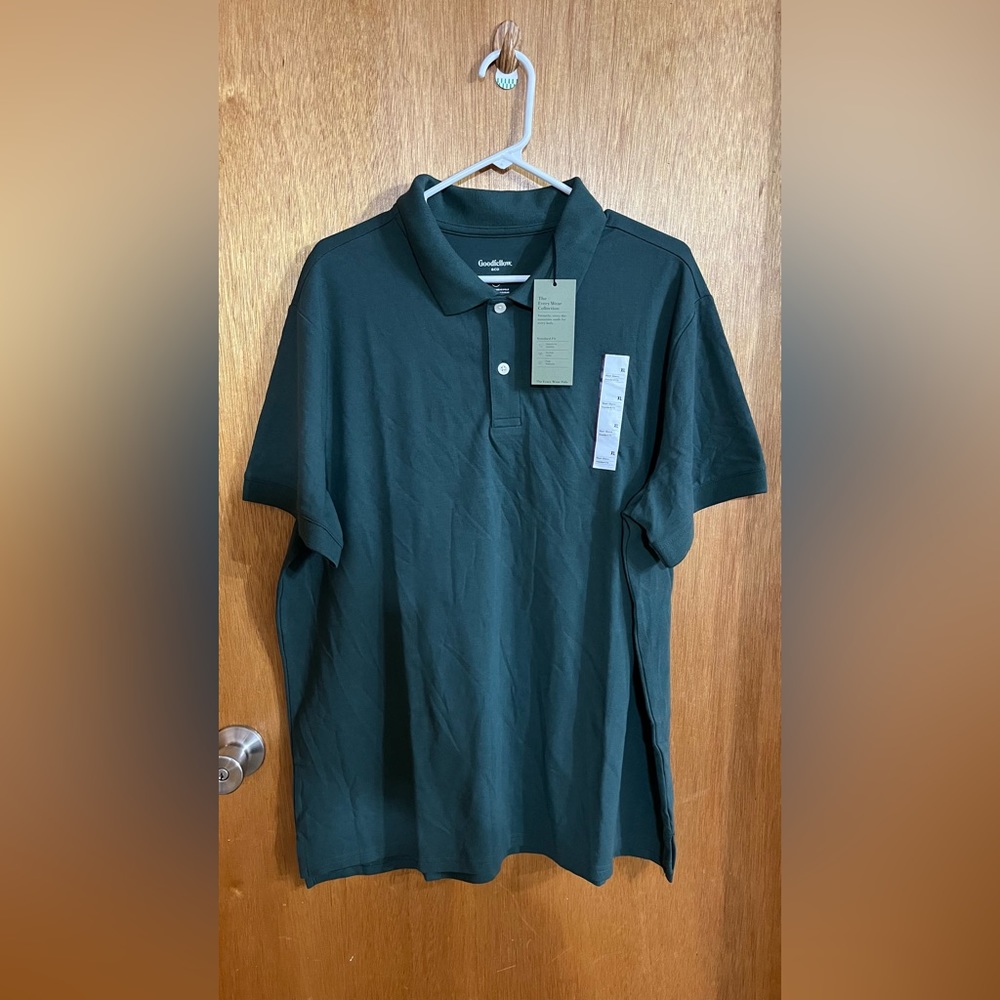 Goodfellow Green Polo Tshirt Size XL